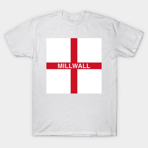 Millwall St George Banner T-Shirt by Confusion101